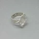 Bernard Instone 1969 Silver Modernist Ring