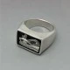 Hans Hansen Silver Modernist Ring