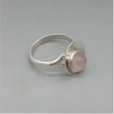 NE FROM Pink Chalcedony Ring