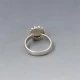 Oval Citrine and Sterling Silver Ring