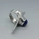 Rare Henning Koppel for Georg Jensen Silver Lapis Lazuli Ring #154