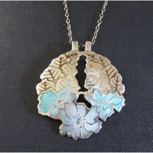 Flower Pendant Necklace by Norman Grant