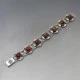 Brdr.Bjerring Sterling Silver and Amber Bracelett