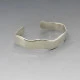 CRED Wavy Silver Bangle