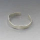 CRED Wavy Silver Bangle
