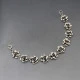 Sterling Silver Roses Bracelet