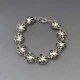 Sterling Silver Roses Bracelet