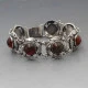 Brdr.Bjerring Sterling Silver and Amber Bracelet