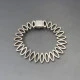 C L Edwards Silver Modernist Bracelet