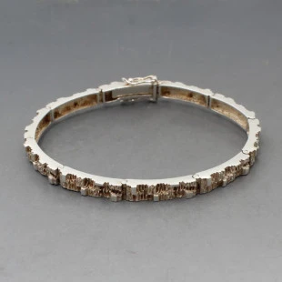 VintageHerman Siersbol Silver Slim Bracelet