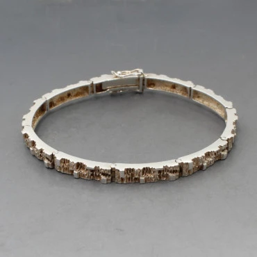 VintageHerman Siersbol Silver Slim Bracelet
