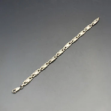Malcolm Gray Ortak Silver Bracelet