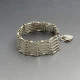 Vintage Silver Gate Bracelet 