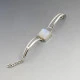 Vintage Moonstone and Silver Bracelet