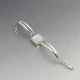 Square Moonstone and Silver Bracelet