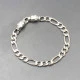 Silver Italy Panther Chain Bracelet
