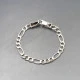 Silver Italy Panther Chain Bracelet