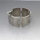 Designer Flat Silver Link Bracelet