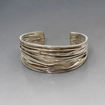 Sterling Silver Cuff Bracelet - 26 Grams