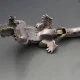 Los Ballesteros 950 Silver Iguana  Bangle