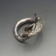 Los Ballesteros Silver Iguana  Bangle