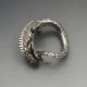 Los Ballesteros  Silver Iguana  Bangle