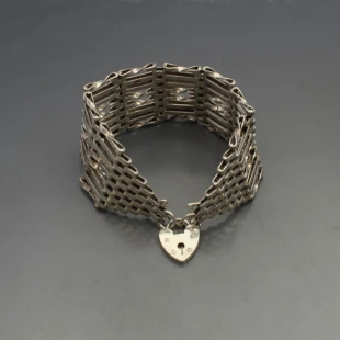 Designer Silver Gate Bracelet 1977