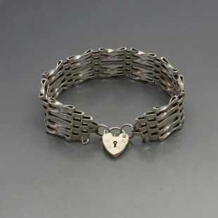 ASJ Silver Gate Bracelet 