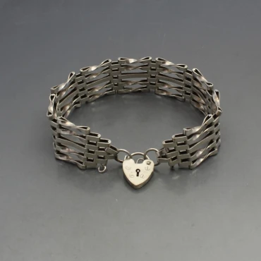 ASJ Silver Gate Bracelet 