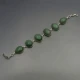 Vintage Aventurine and Silver Bracelet