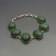 Aventurine and Silver Bracelet