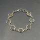 Moonstone Silver Ovals Bracelet
