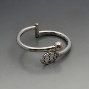 Silver Mexico Tennis Raquet Bangle