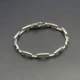 Slim Silver Link Bracelet