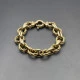 Vintage Veronese Gold Chain Bracelet