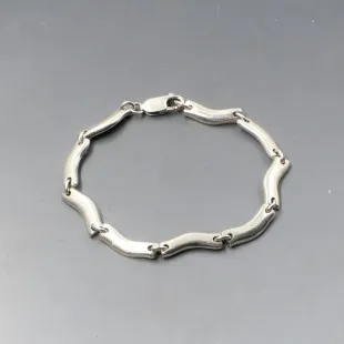 Arne Johansen Dennmark Silver Link Bracelet
