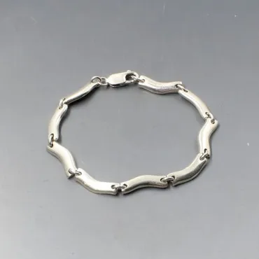 Arne Johansen Dennmark Silver Link Bracelet