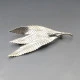 Anton Michelsen Gertrude Engel Rougie Silver Brooch