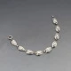 Herman Siersbol Sterling Silver Leaves Bracelet