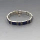 Lapis Lazuli and Silver Bracelet