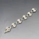 Scandinavian 830 Silver Floral Bracelet