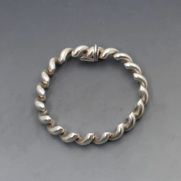 Decorative Silver Italian Bracelet