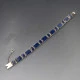 Lapis Lazuli and Silver Bracelet