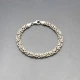Silver Rope Chain Bracelet 7.5 Inches