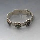 Mexico Silver and Abelone Shell Bracelet