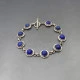 Lapis Lazuli and Silver Bracelet