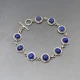 Lapis Lazuli and Silver Bracelet