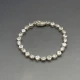 Sterling Silver and Crystal Tennis Bracelet