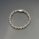 Sterling Silver and Crystal Tennis Bracelet