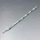 Turquoise Silver Link Bracelet